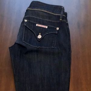 Hudson Collin Flap Skinny Crop Jeans